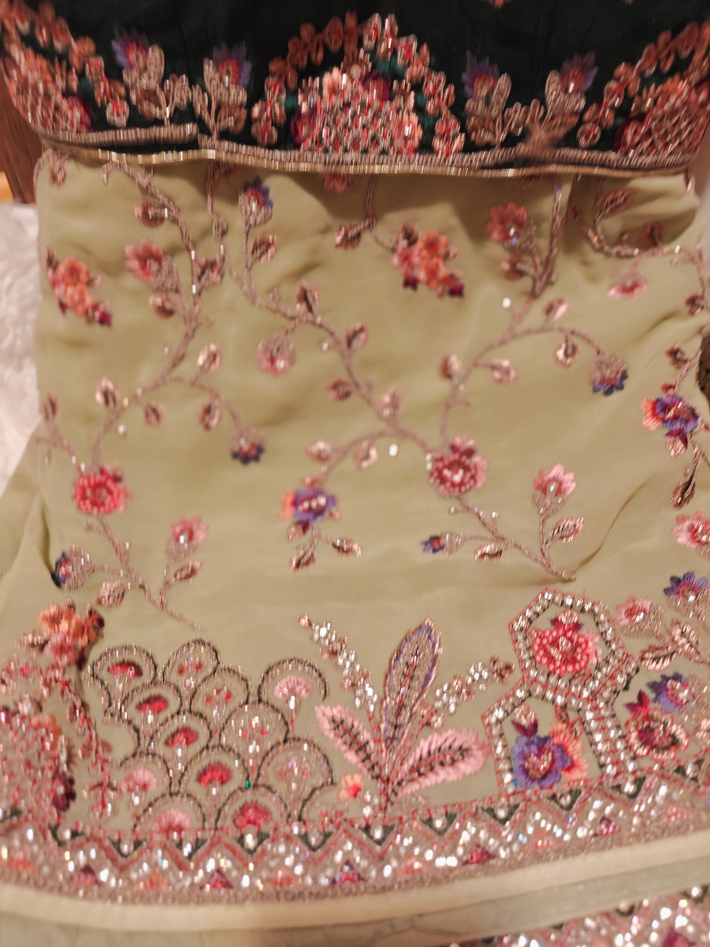 Designer Luxury Party Wear Saree with Stitched Blouse