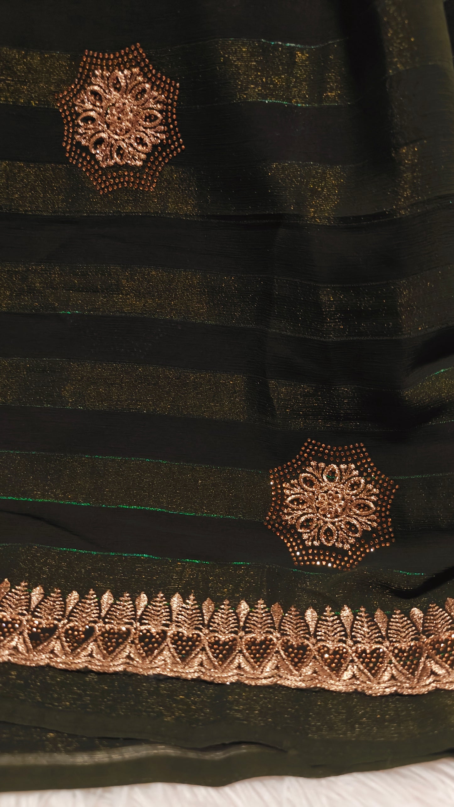 Party Wear Mint Green Saree