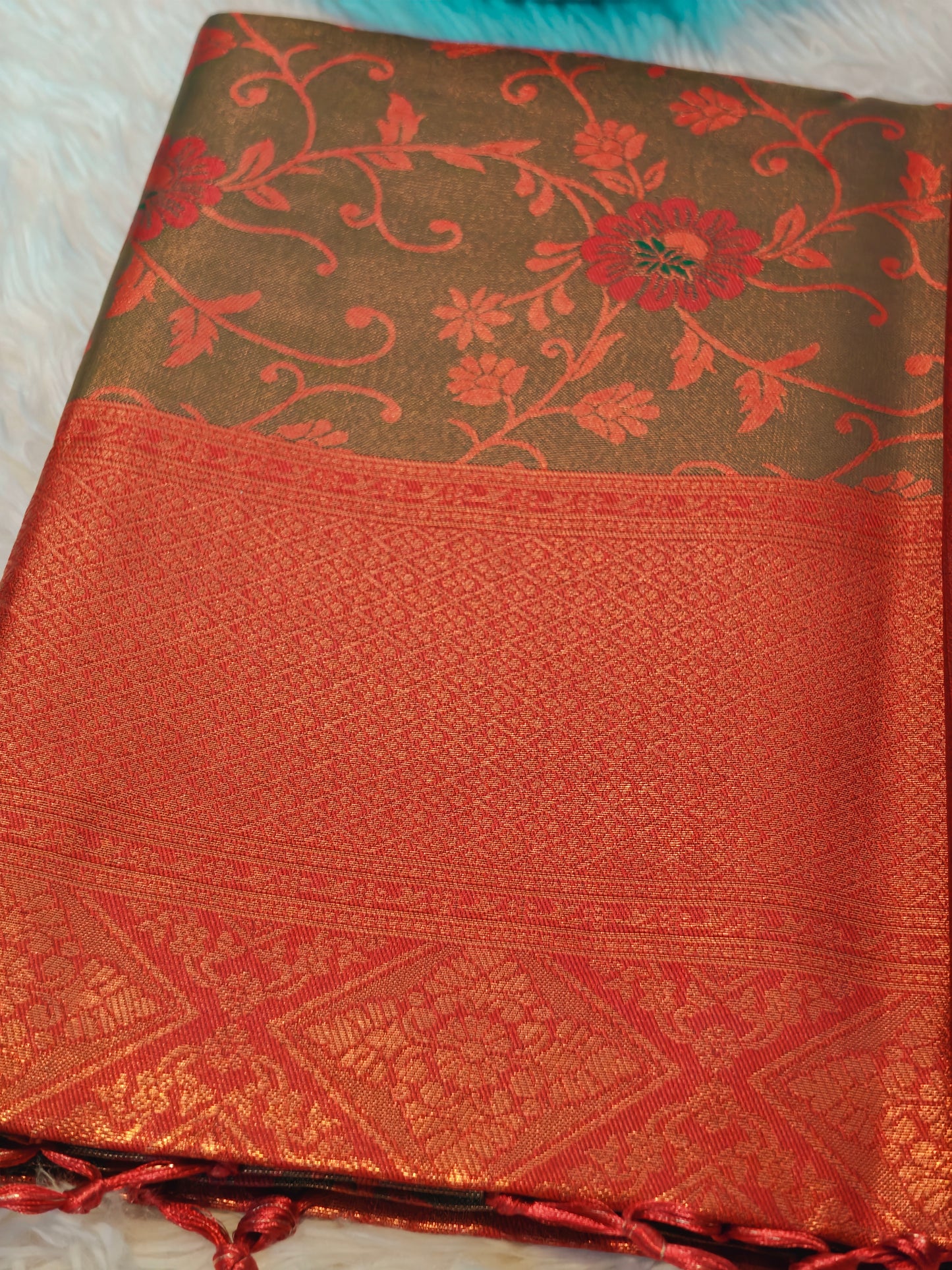 Floral Party Wear Premium Kanjivaram Silk Silk Saree