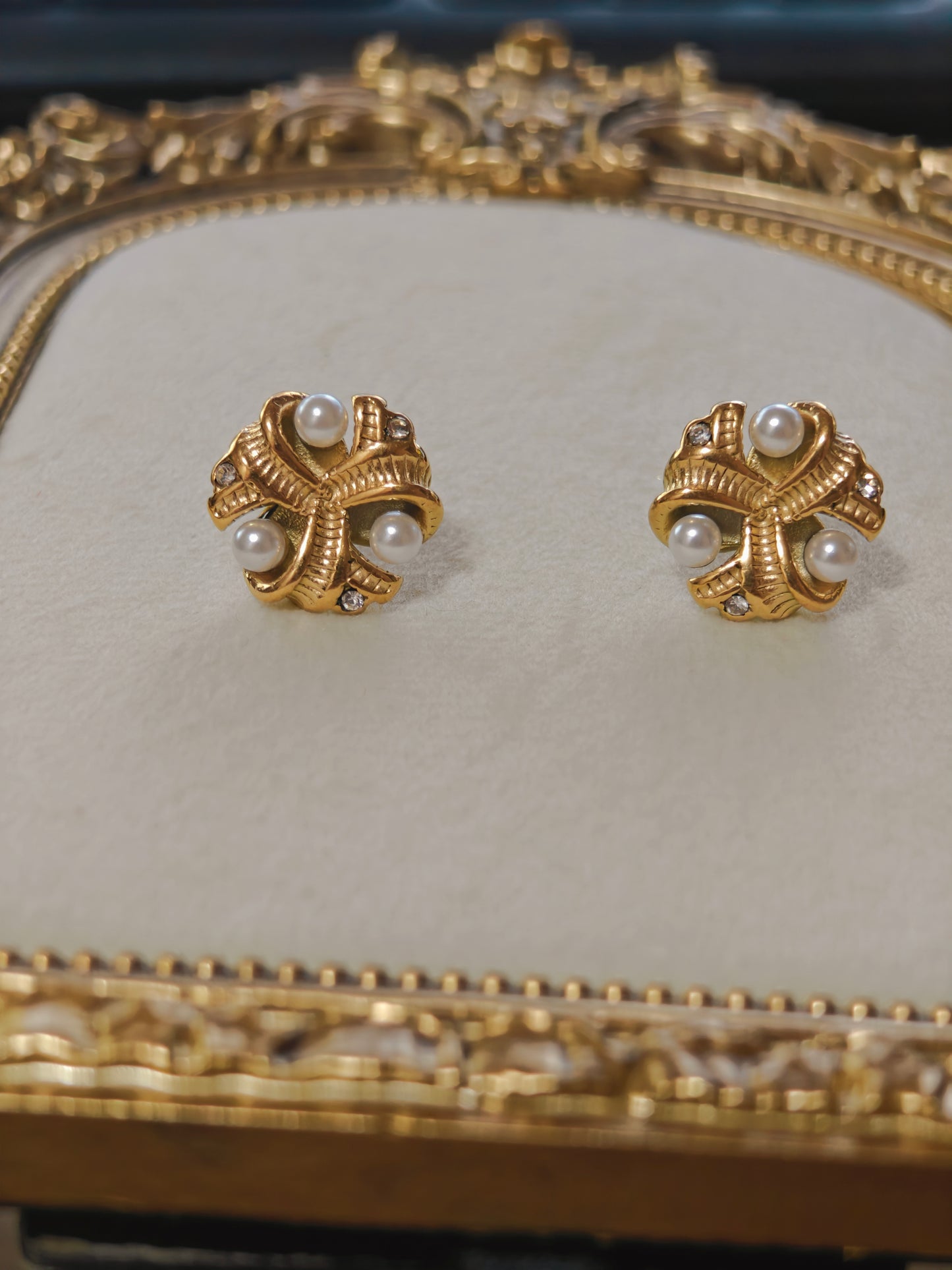 Chunky 18k Gold Plated Earrings
