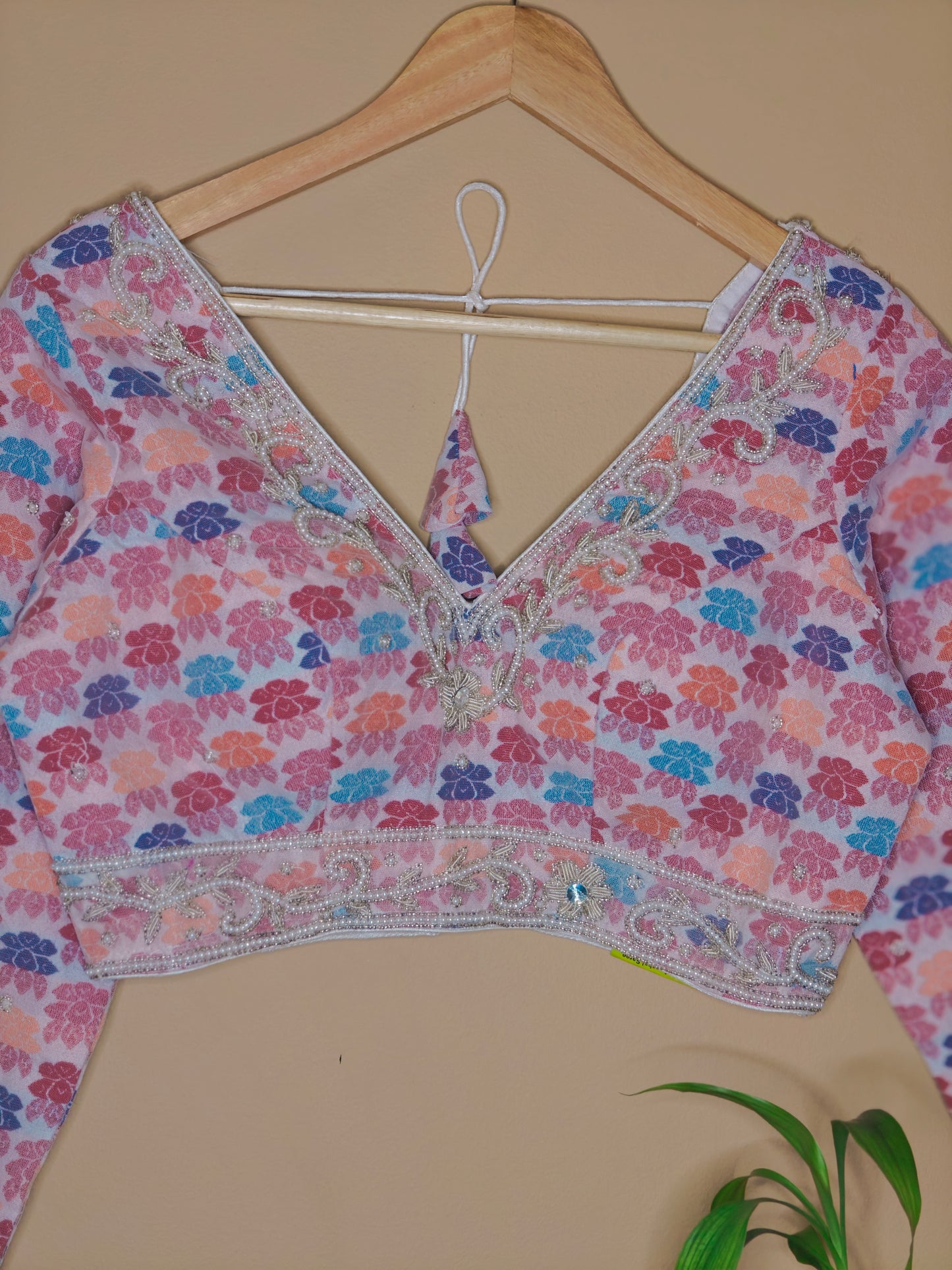 Nepali Dhaka Embroidery Blouse