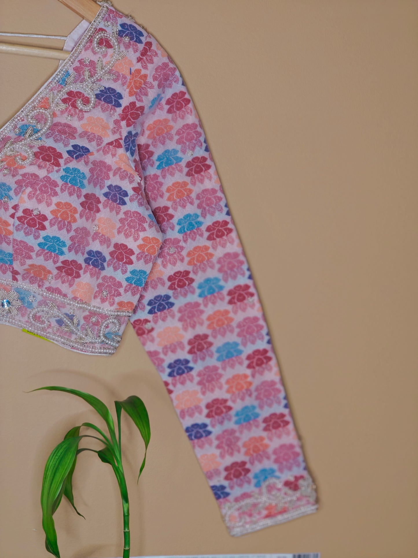 Nepali Dhaka Embroidery Blouse