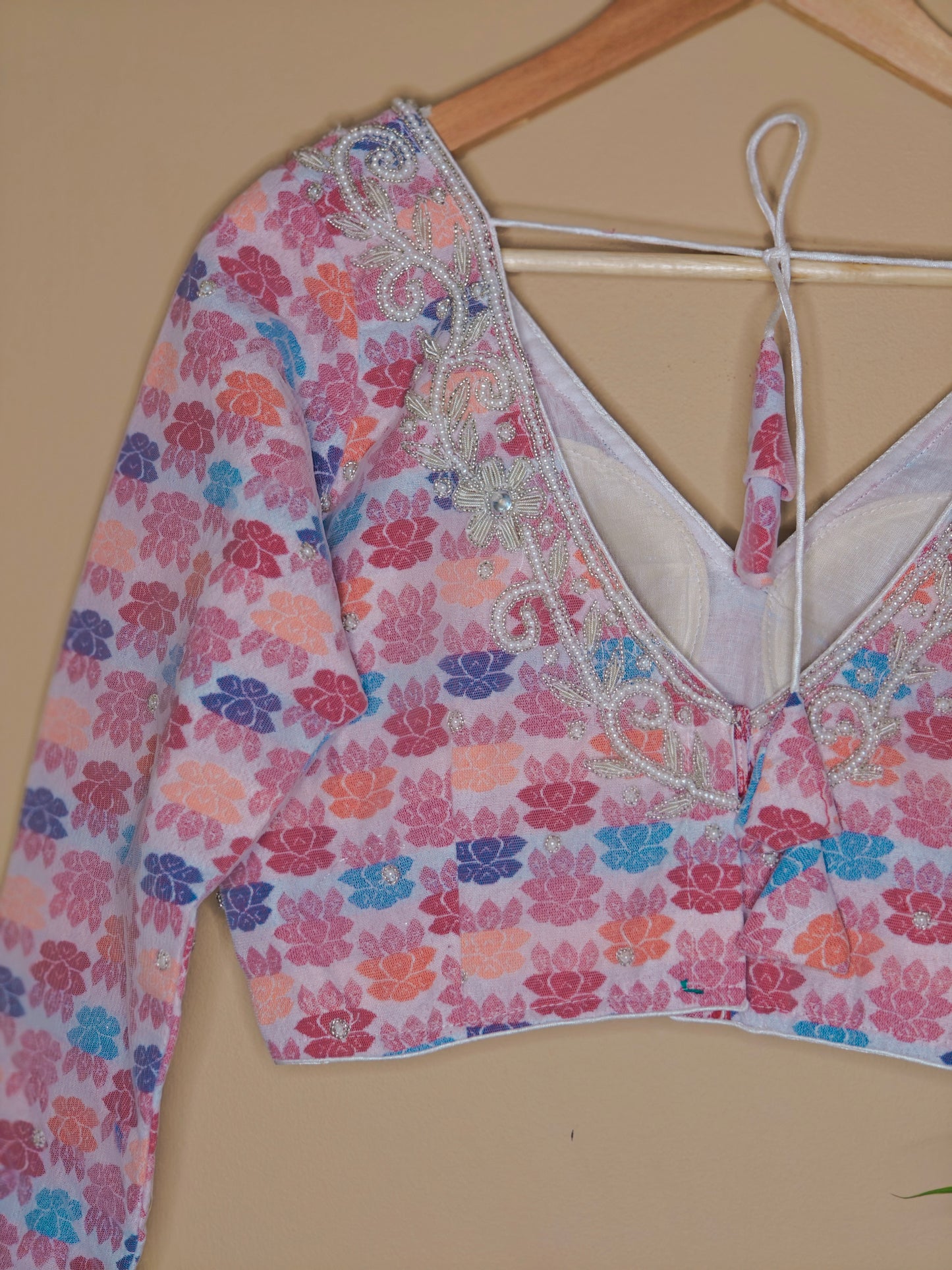 Nepali Dhaka Embroidery Blouse