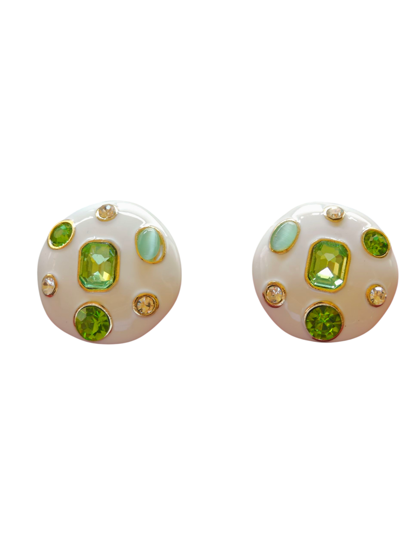 Mossonite Stone Earring