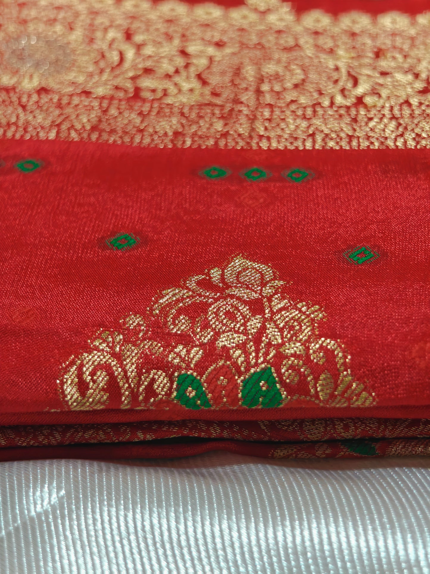 Red Party Wear Pure Viscose Saree
