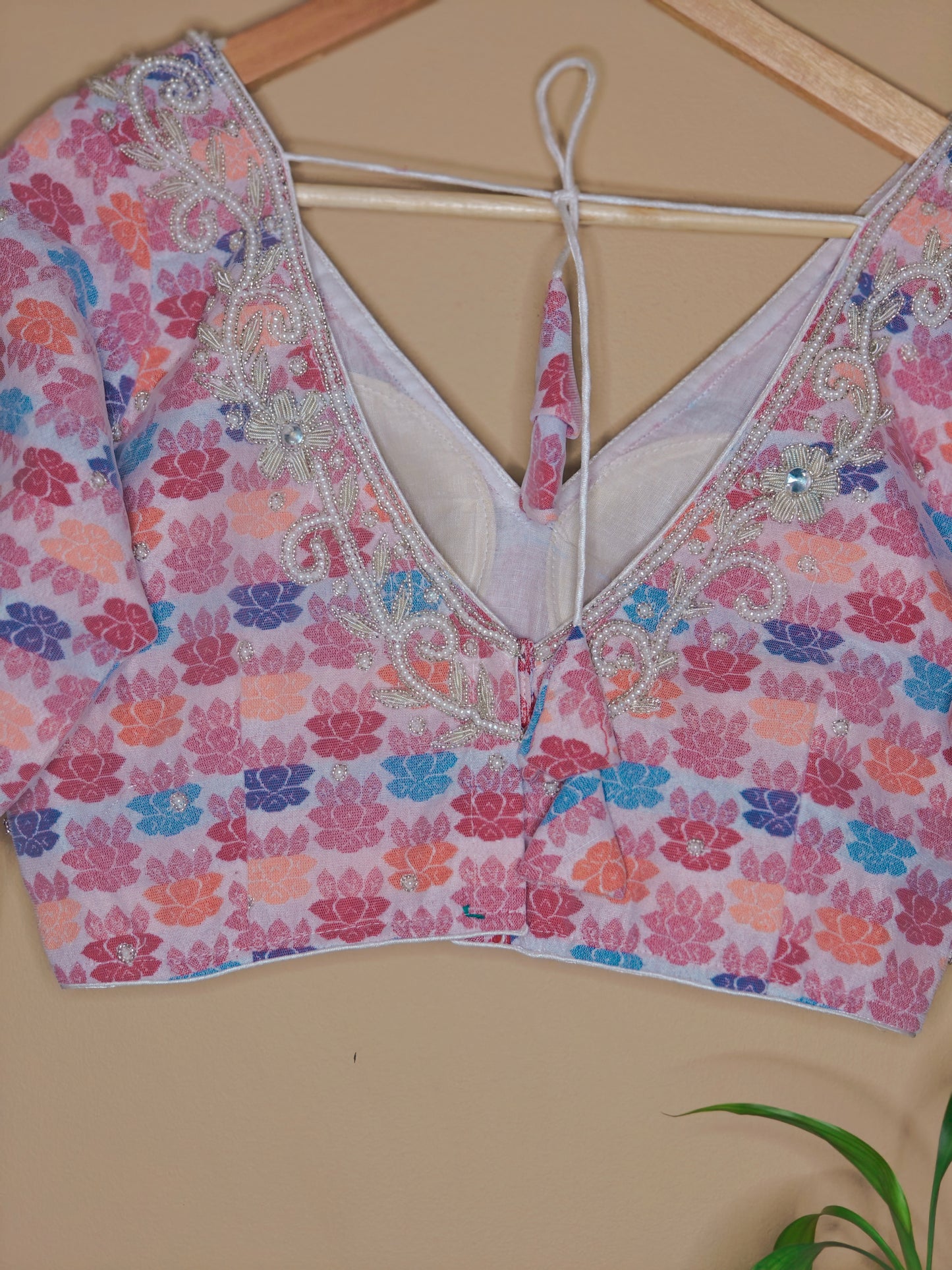 Nepali Dhaka Embroidery Blouse