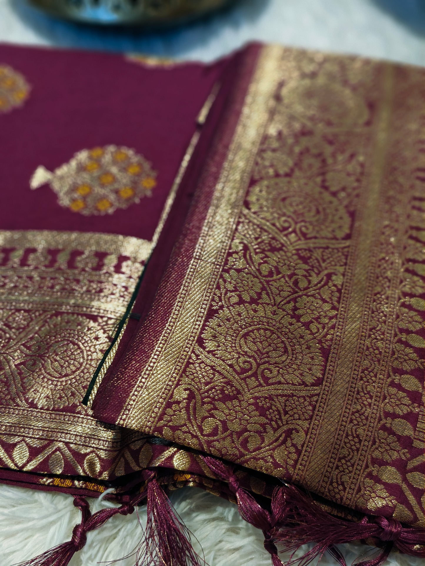 Party Wear Banarasi Silk Saree