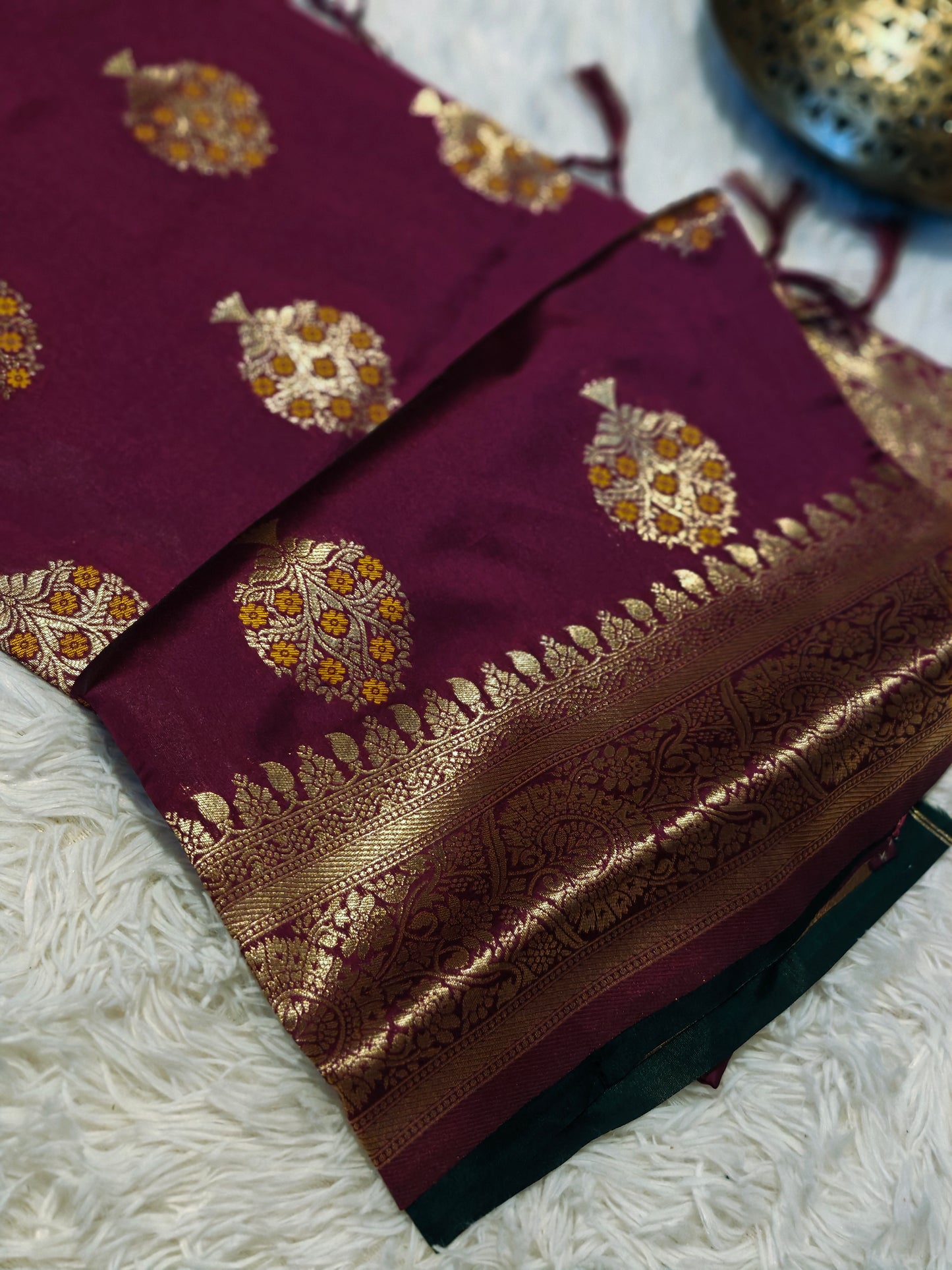 Party Wear Banarasi Silk Saree