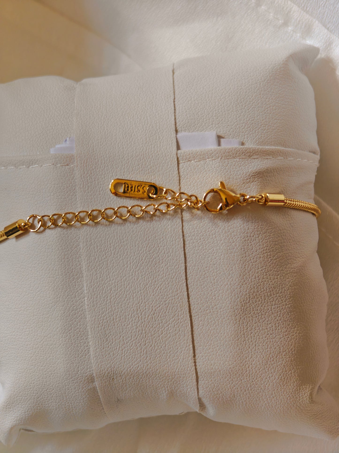 Charm Bracelet With 18k Gold Plated Stainless Steel