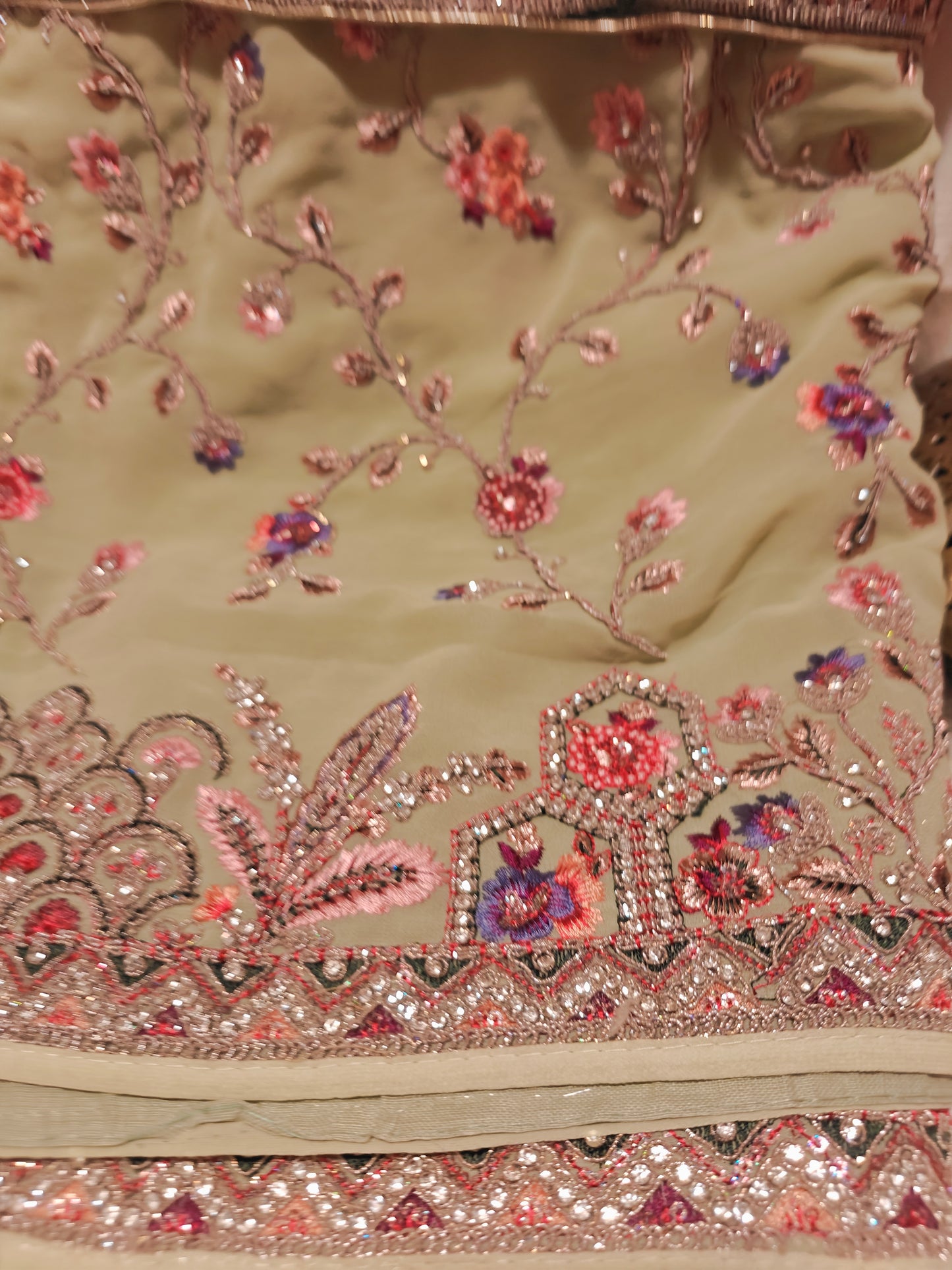 Designer Luxury Party Wear Saree with Stitched Blouse