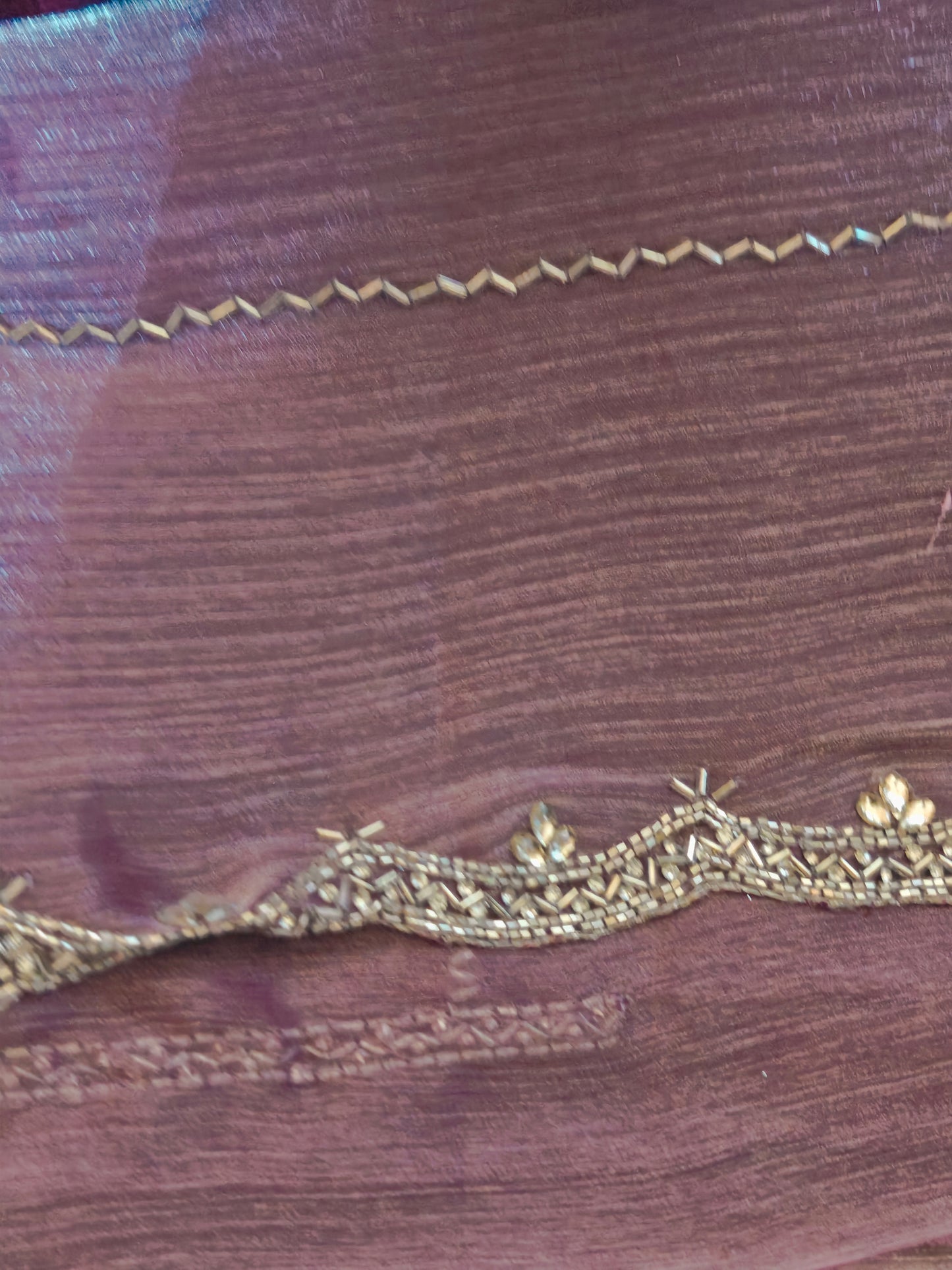 Party Wear Saree with Stitched Blouse