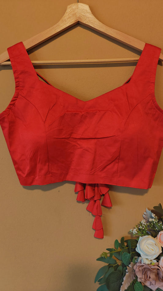 Linen Sleeveless Ready to wear Blouse