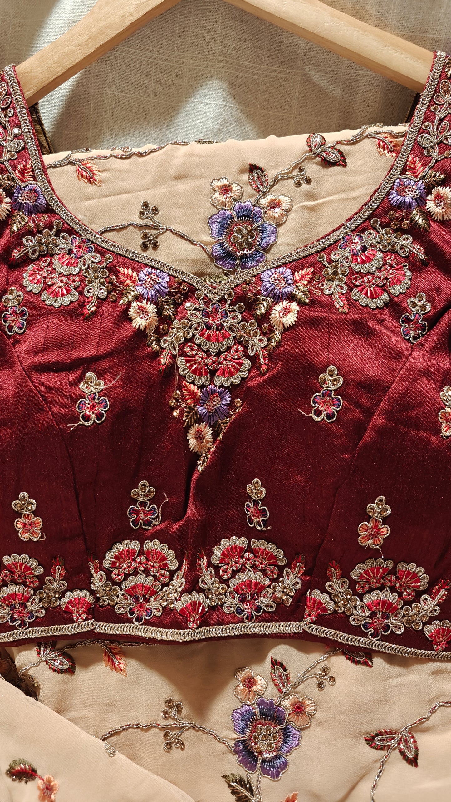 Party Wear Saree with Stitched Blouse