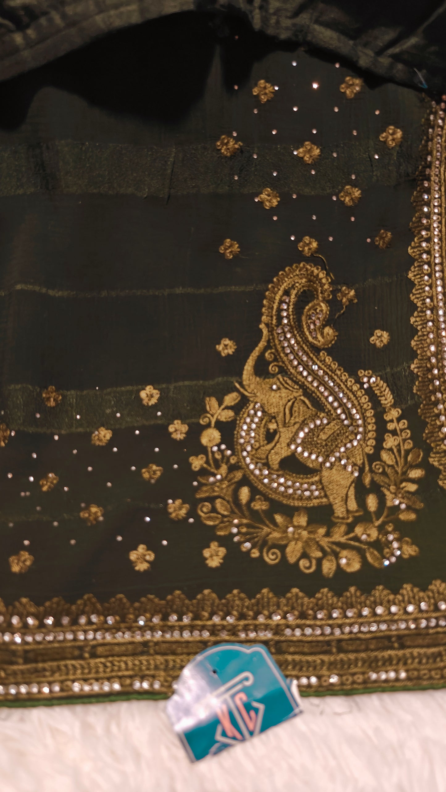 Party Wear saree with Ready to wear blouse