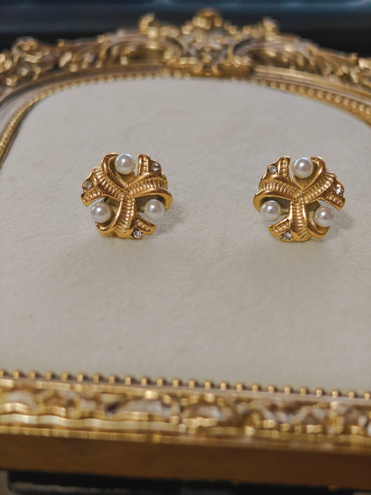 Chunky 18k Gold Plated Earrings