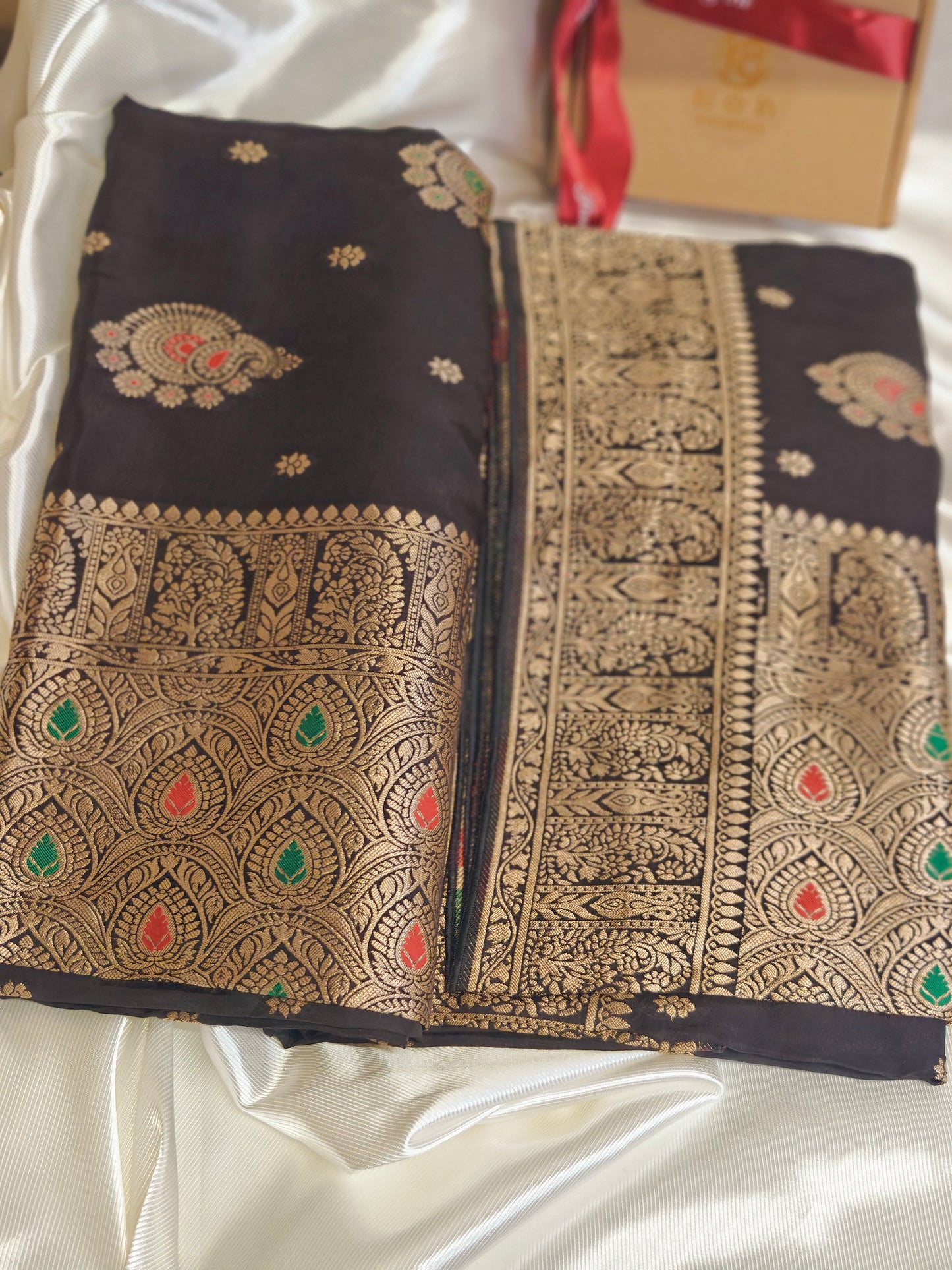 Black Party Wear Pure Viscose Saree