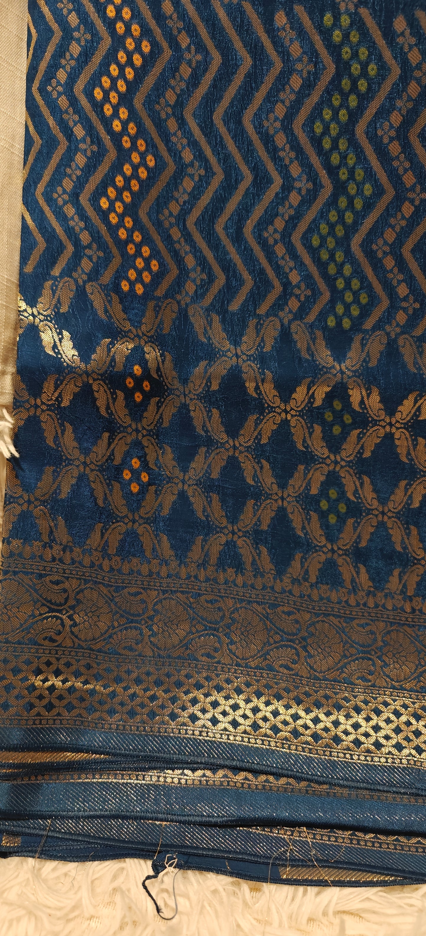 Blue Party Wear Pure Viscose Silk Saree