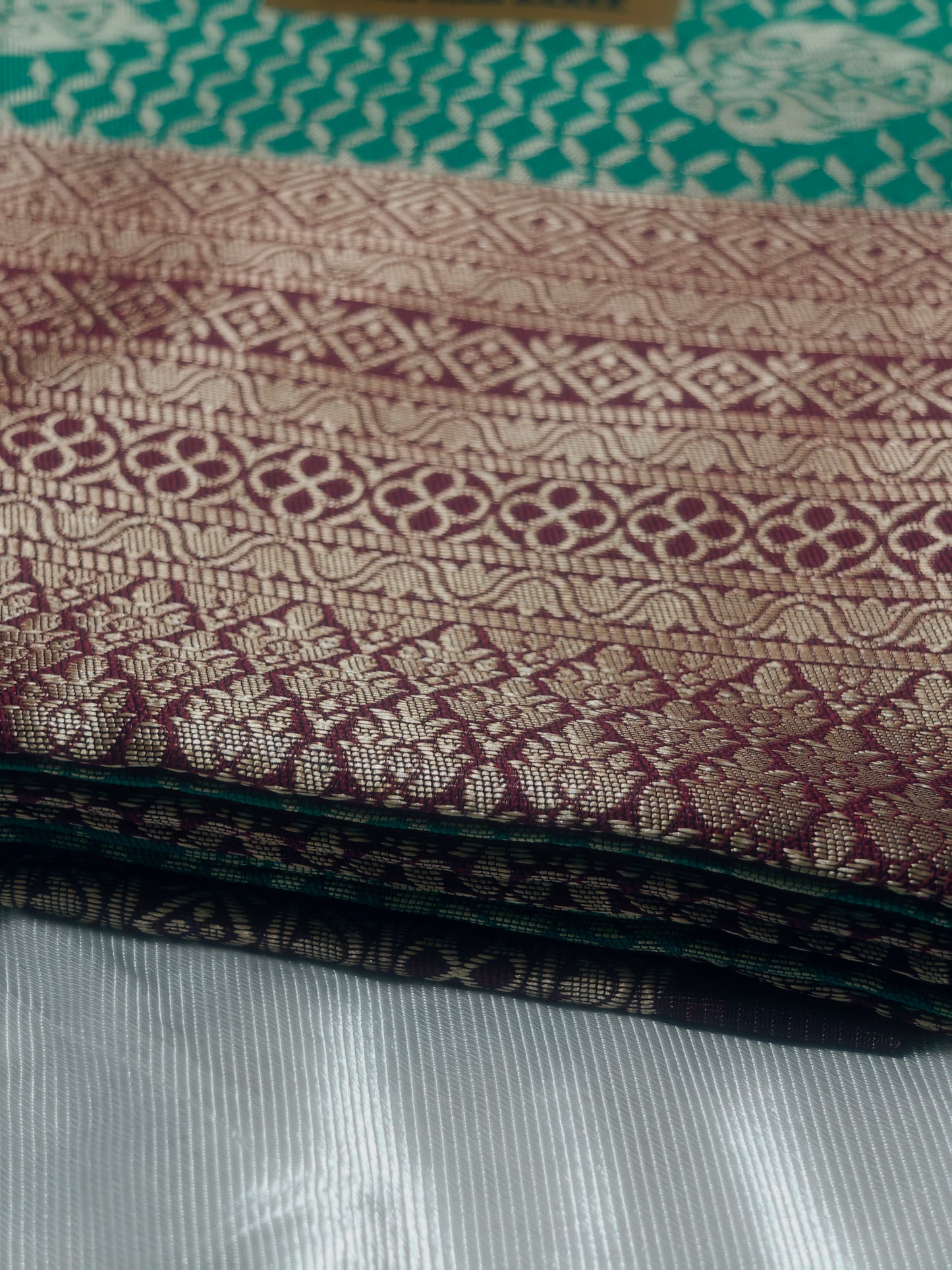 Green Color Lichi Silk Saree