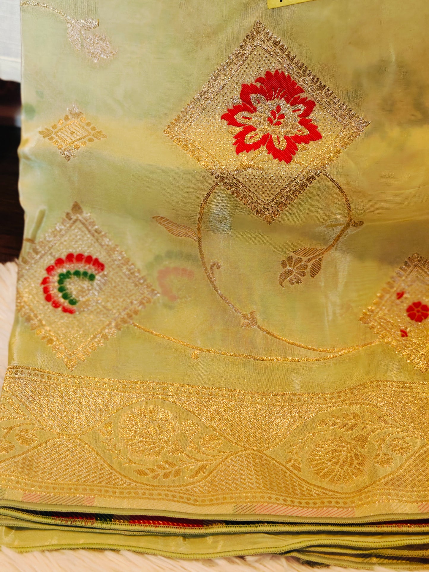 Green Party Wear Pure Viscose Saree