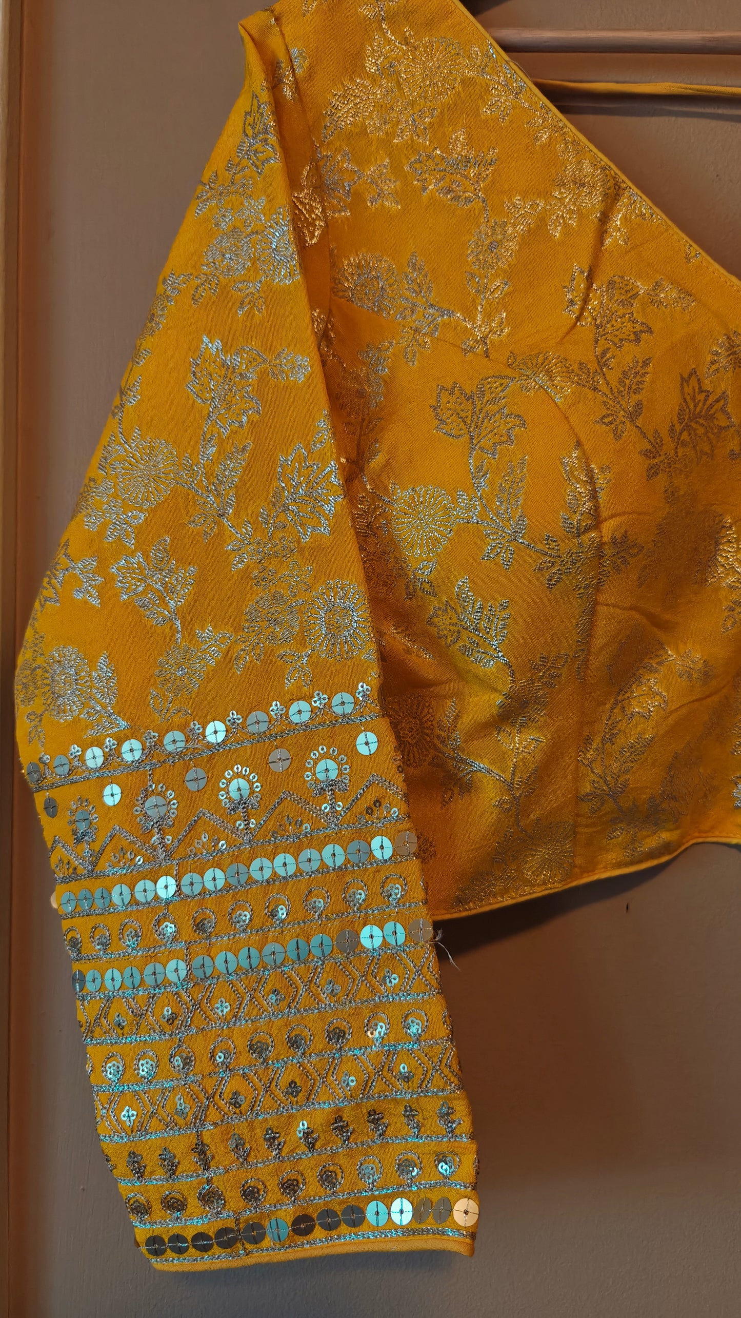Yellow Dola Silk Blouse