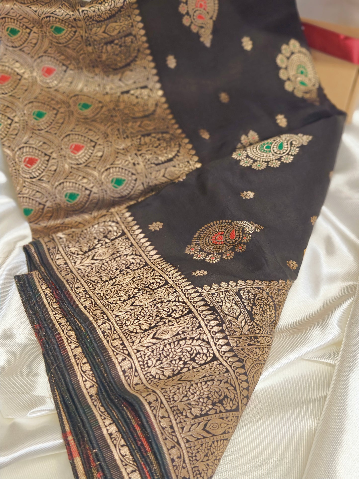 Black Party Wear Pure Viscose Saree