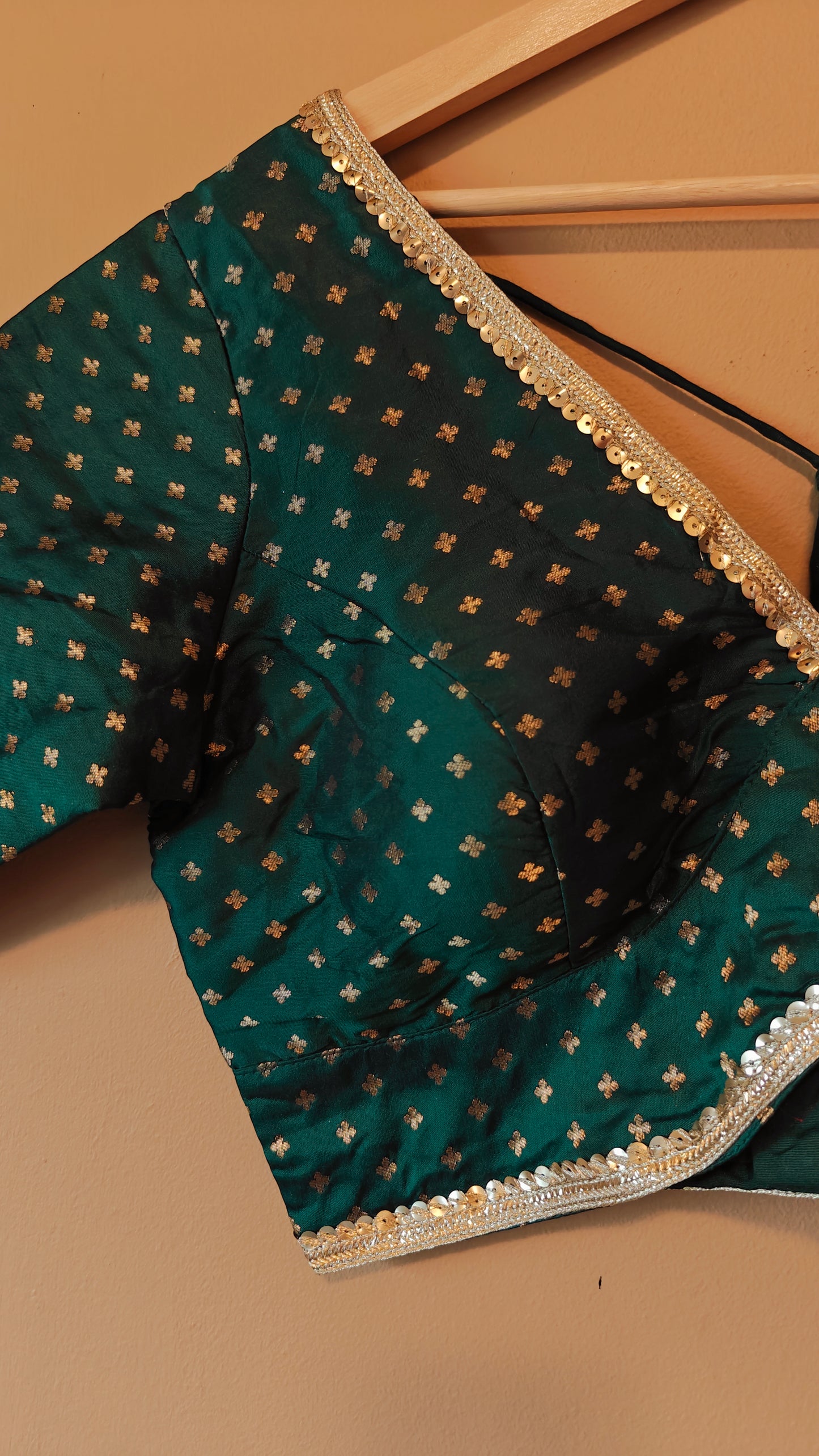 Party Wear Banarasi Silk Blouse