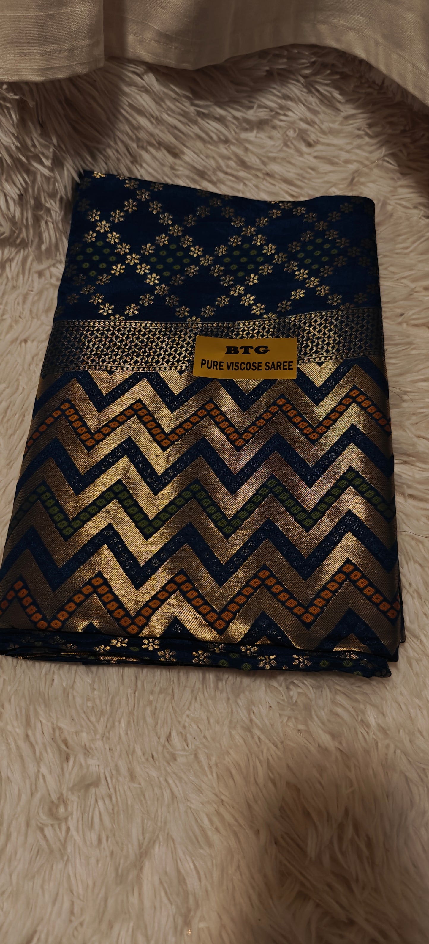 Blue Party Wear Pure Viscose Silk Saree