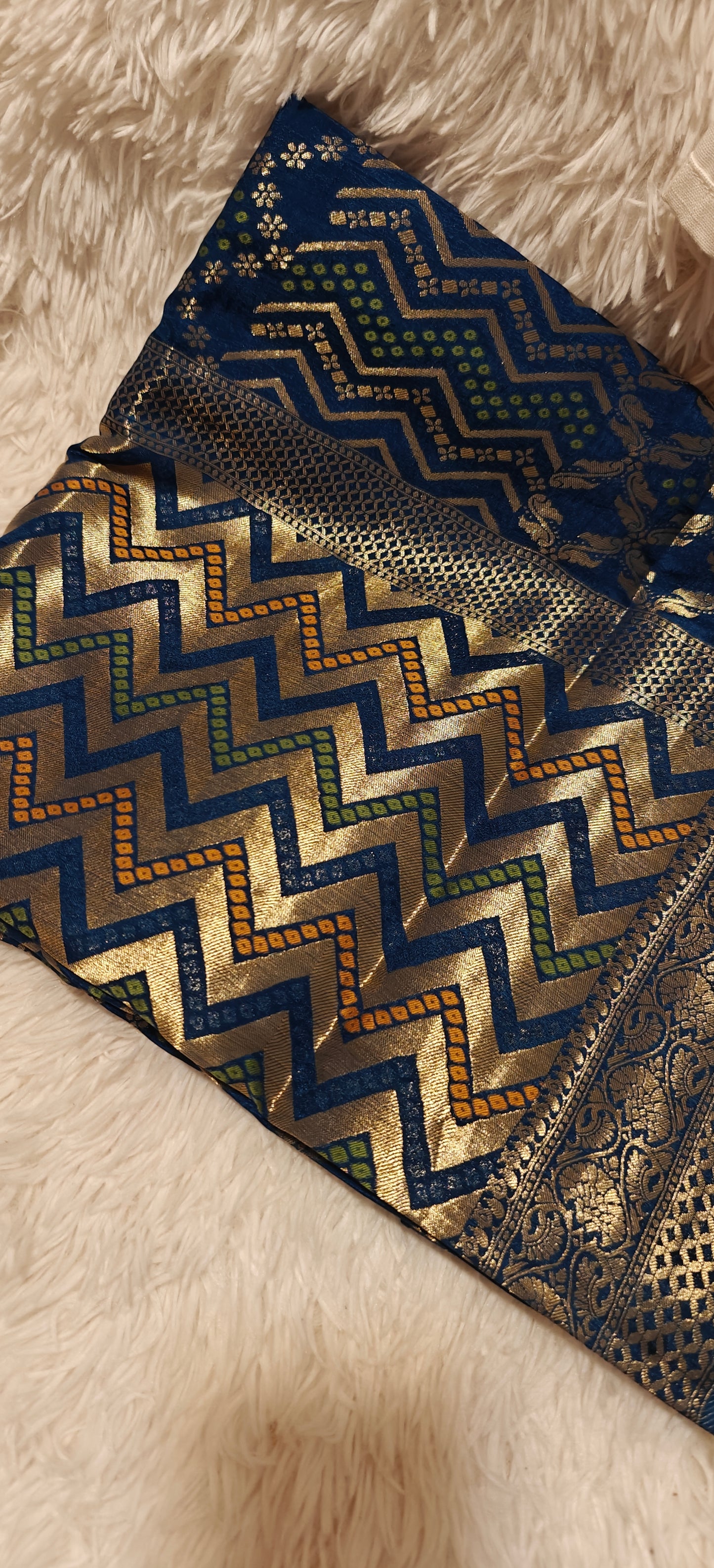 Blue Party Wear Pure Viscose Silk Saree