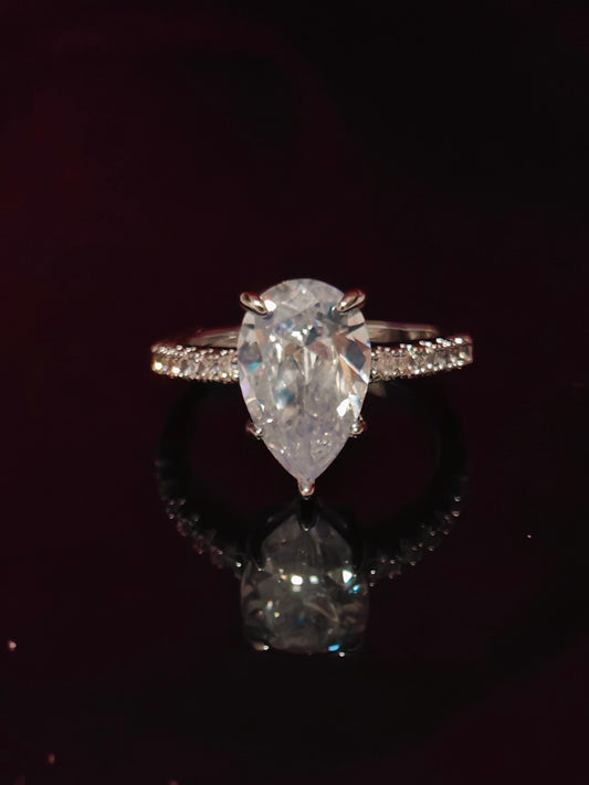 CZ Cut AD Ring