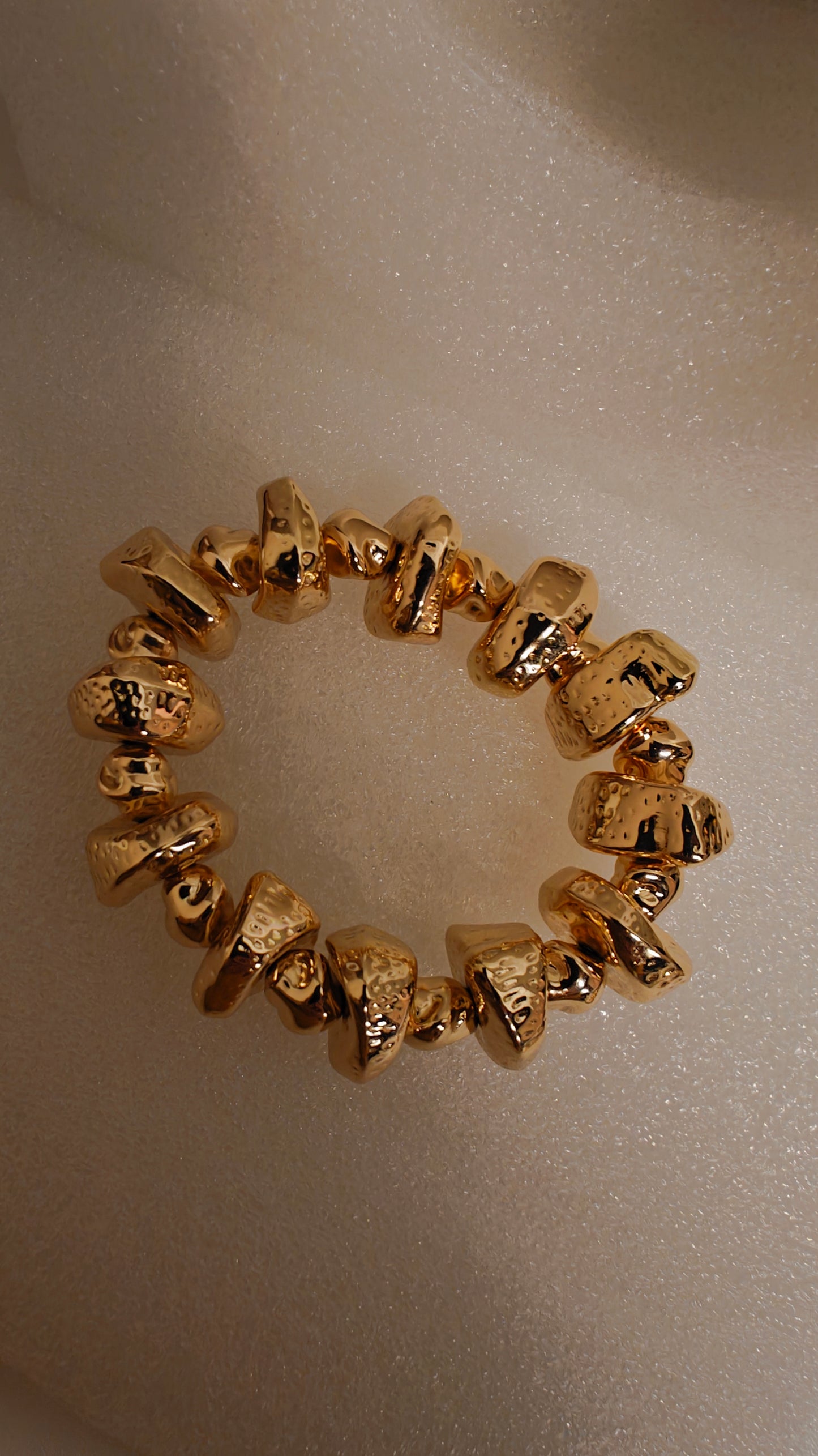 3pcs Vintage Multi-Layer Brown Acrylic Beaded Bracelet